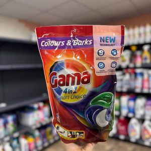 Капсули для прання чорних і кольорових речей Gama colours &darks Гама 60шт