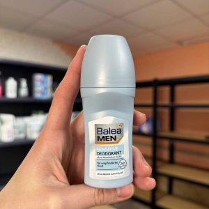 Антиперспірант чоловічий Balea men roll on sensitive Балеа 50мл сірий