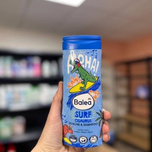 Дитячий шампунь гель для душу 2в1 Balea Surfisaurus 300мл Балеа