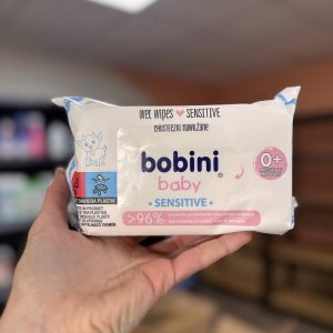 Дитячі вологі серветки Bobini sensitive 60шт