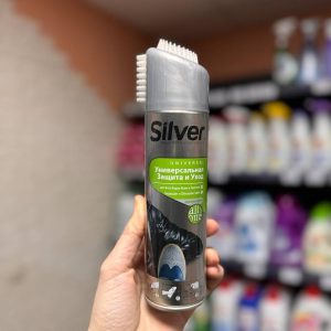 Універсальний засіб для чищення взуття, Silver для всіх видів кожи і текстилю 250мл