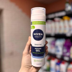 Чоловічий гель для гоління Nivea men sensitive cool shaving 200мл