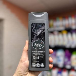 Чоловічий шампунь 3в1 Balea men active carbon Duschgel, Балеа 300мл сірий