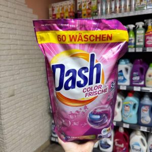Капсули для прання кольорових речей Даш Dash Color Frische 60шт