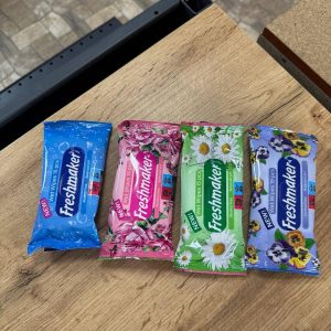 Вологі серветки Freshmaker 15шт flower pocket