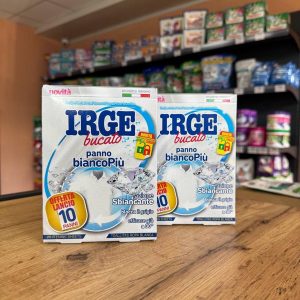 Серветки пастки для прання білих речей з відбілювачем 10шт Irge