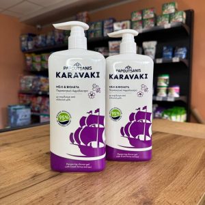 Гель для душу піна для ванни мед та фіалка 750мл Karavaki