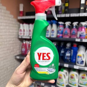 Засіб для знежирення Yes power spray 375мл Знежирювач Єс