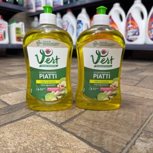 Засіб для миття посуду Шантаклер Chantaclair vert  piati zime e zenzero 500мл імбир та лайм