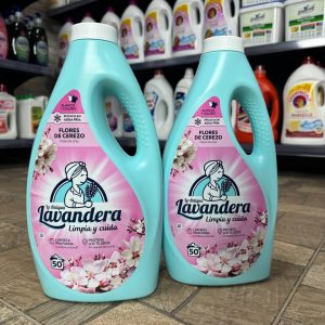 Гель для прання Lavandera Flores de cereso 2.5л/50прань. Лавандера рожеві квіти