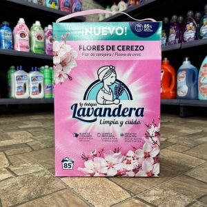 Універсальний пральний порошок Lavandera flores de cereso 4.675кг/85прань Лавандера вишневий цвіт рожева