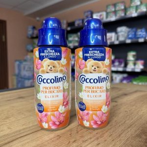 парфумований ароматизатор для білизни Coccolino Profumo Per Bucato Elixir. /сандал і жимолость (оранжевий) /342мл