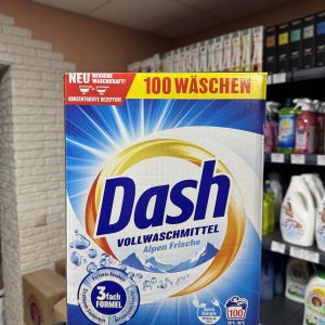 Універсальний пральний порошок Dash Alpen Frische Vollwaschmittel ,100циклів/5кг