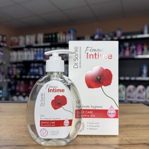Гель для інтимної гігієни «Ніжний догляд» pH 4,8-5,2 Dr.Sante Femme Intime (рожевий)230мл