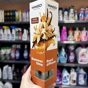 Аромадифузор з паличками WINSO Summer Time-Vanilla Caramel (ваніль-карамель)