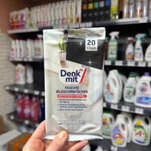Вологі серветки-антистатик Denkmit для екранів 20шт
