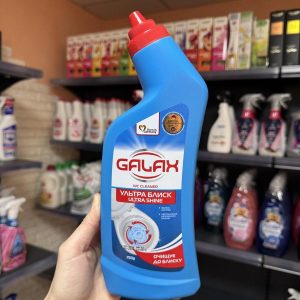 Засіб для чищення унітазу Galax das Power Clean 750мл Ультра блиск (блакитний)