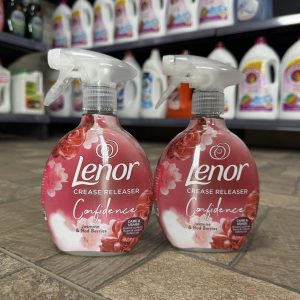 Спрей для розгладження складок на одязі Lenor Crease Releaser Confidence Jasmine & Red Berries, 500мл(розгладжувач) червоний жасмин
