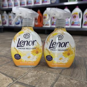 Спрей розгладжувач Lenor Crease Releaser з ароматом Summer Breeze літні квіти 500мл(жовтий)