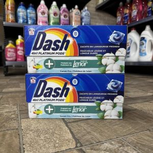 Універсальні капсули для прання Dash Lenor Cotton Даш  котон 4 в 1 26шт